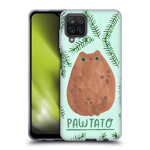 Planet Cat Puns Pawtato Soft Gel Case for Samsung Galaxy A12 (2020)