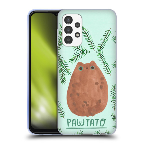 Planet Cat Puns Pawtato Soft Gel Case for Samsung Galaxy A13 (2022)