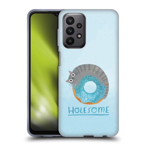 Planet Cat Puns Holesome Soft Gel Case for Samsung Galaxy A23 / 5G (2022)