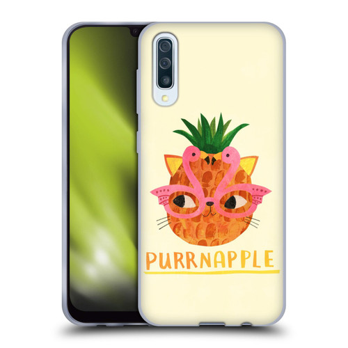 Planet Cat Puns Purrnapple Soft Gel Case for Samsung Galaxy A50/A30s (2019)