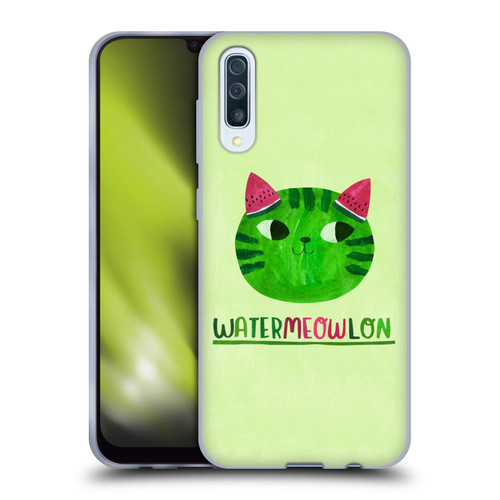 Planet Cat Puns Watermeowlon Soft Gel Case for Samsung Galaxy A50/A30s (2019)