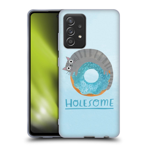 Planet Cat Puns Holesome Soft Gel Case for Samsung Galaxy A52 / A52s / 5G (2021)