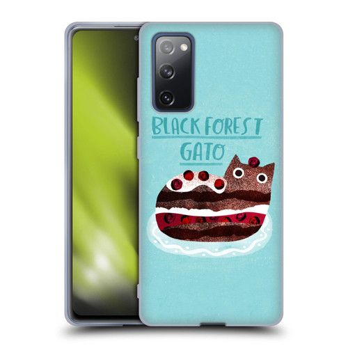 Planet Cat Puns Black Forest Gato Soft Gel Case for Samsung Galaxy S20 FE / 5G