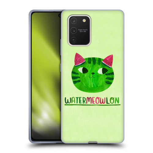 Planet Cat Puns Watermeowlon Soft Gel Case for Samsung Galaxy S10 Lite