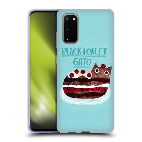 Planet Cat Puns Black Forest Gato Soft Gel Case for Samsung Galaxy S20 / S20 5G