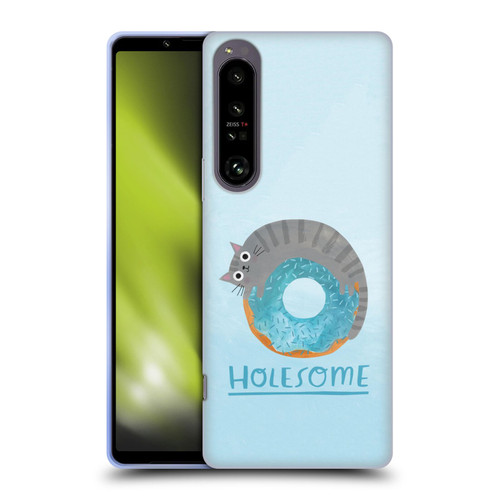 Planet Cat Puns Holesome Soft Gel Case for Sony Xperia 1 IV