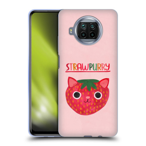 Planet Cat Puns Strawpurry Soft Gel Case for Xiaomi Mi 10T Lite 5G