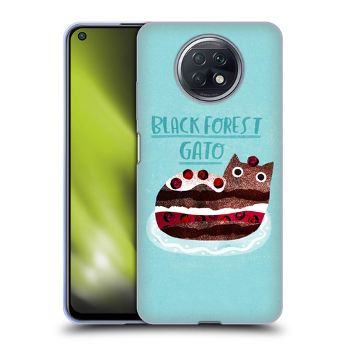 Planet Cat Puns Black Forest Gato Soft Gel Case for Xiaomi Redmi Note 9T 5G