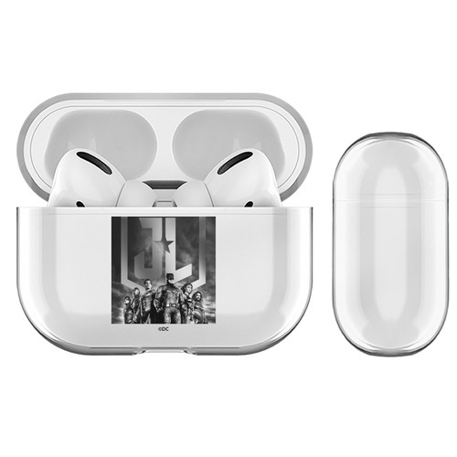 Zack Snyder's Justice League Snyder Cut Character Art Group Logo Clear Hard Crystal Cover Case for Apple AirPods Pro Charging Case