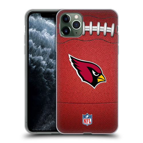 NFL Arizona Cardinals Graphics Football Soft Gel Case for Apple iPhone 11 Pro Max