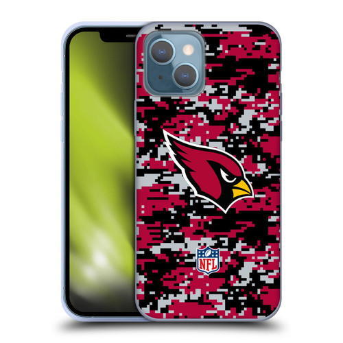 NFL Arizona Cardinals Graphics Digital Camouflage Soft Gel Case for Apple iPhone 13
