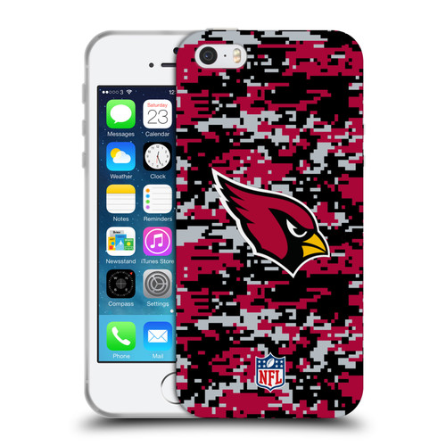 NFL Arizona Cardinals Graphics Digital Camouflage Soft Gel Case for Apple iPhone 5 / 5s / iPhone SE 2016