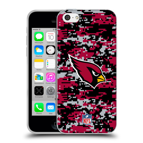 NFL Arizona Cardinals Graphics Digital Camouflage Soft Gel Case for Apple iPhone 5c