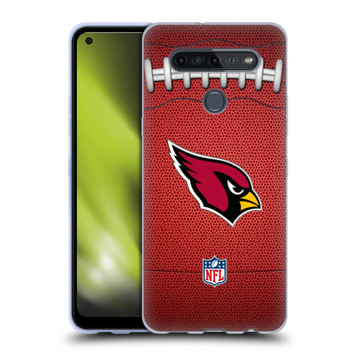 NFL Arizona Cardinals Graphics Football Soft Gel Case for LG K51S