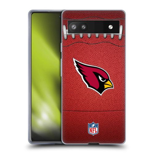 NFL Arizona Cardinals Graphics Football Soft Gel Case for Google Pixel 6a