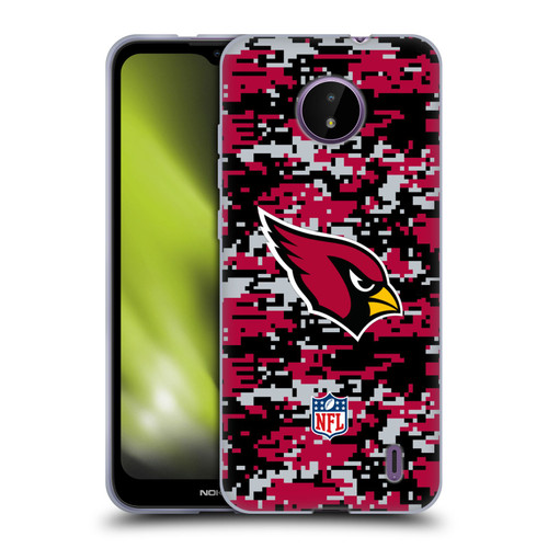 NFL Arizona Cardinals Graphics Digital Camouflage Soft Gel Case for Nokia C10 / C20
