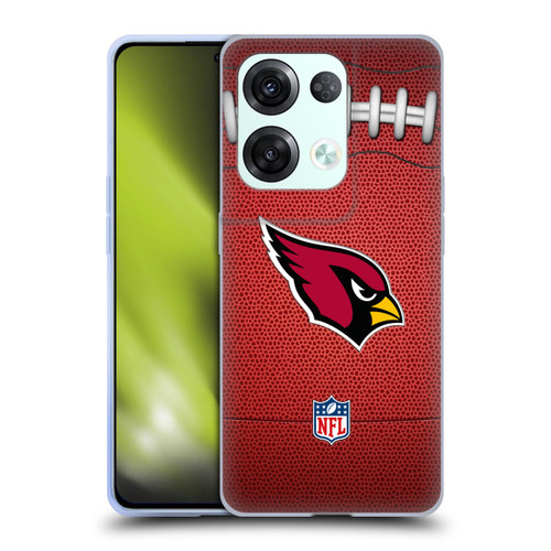 NFL Arizona Cardinals Graphics Football Soft Gel Case for OPPO Reno8 Pro
