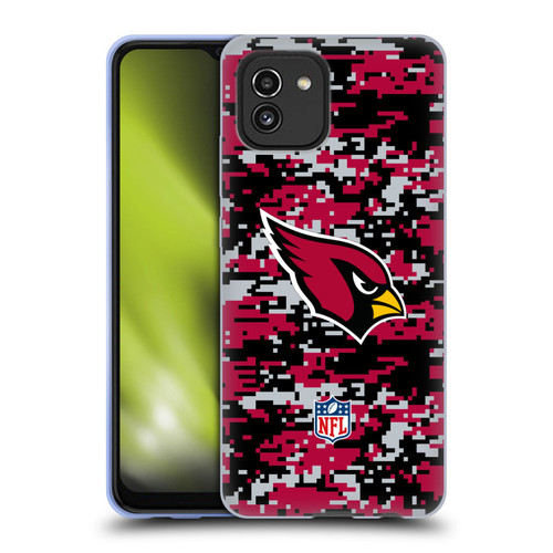 NFL Arizona Cardinals Graphics Digital Camouflage Soft Gel Case for Samsung Galaxy A03 (2021)
