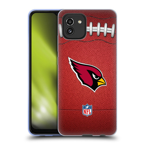 NFL Arizona Cardinals Graphics Football Soft Gel Case for Samsung Galaxy A03 (2021)