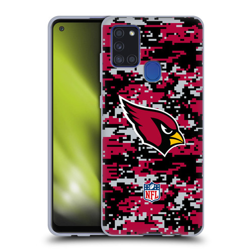 NFL Arizona Cardinals Graphics Digital Camouflage Soft Gel Case for Samsung Galaxy A21s (2020)