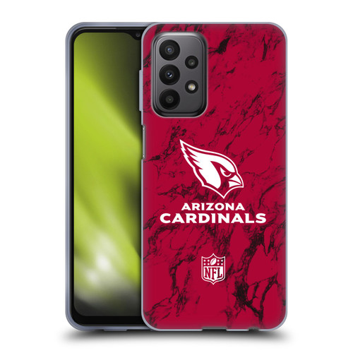 NFL Arizona Cardinals Graphics Coloured Marble Soft Gel Case for Samsung Galaxy A23 / 5G (2022)