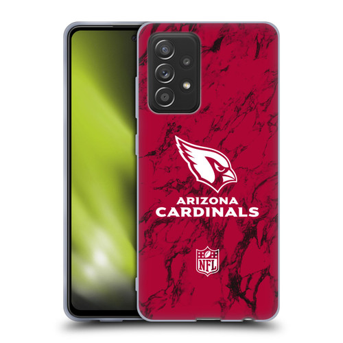 NFL Arizona Cardinals Graphics Coloured Marble Soft Gel Case for Samsung Galaxy A52 / A52s / 5G (2021)