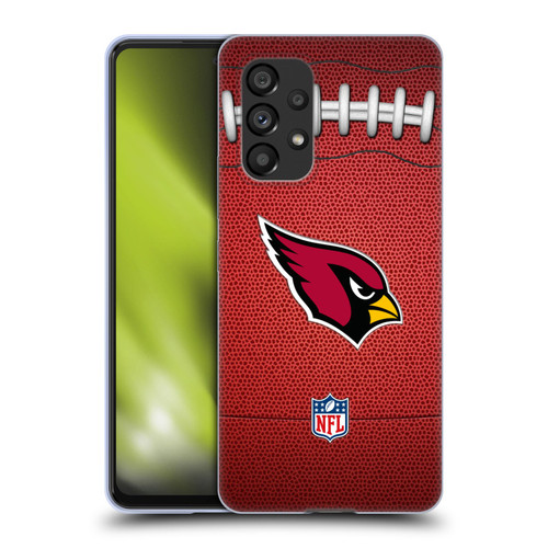 NFL Arizona Cardinals Graphics Football Soft Gel Case for Samsung Galaxy A53 5G (2022)