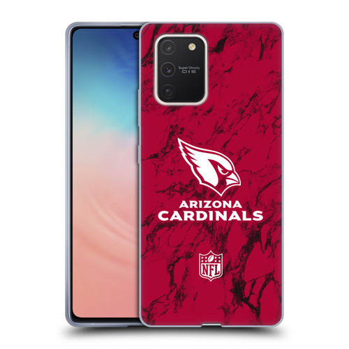 NFL Arizona Cardinals Graphics Coloured Marble Soft Gel Case for Samsung Galaxy S10 Lite