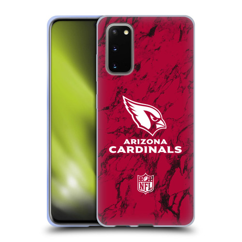 NFL Arizona Cardinals Graphics Coloured Marble Soft Gel Case for Samsung Galaxy S20 / S20 5G