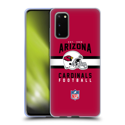 NFL Arizona Cardinals Graphics Helmet Typography Soft Gel Case for Samsung Galaxy S20 / S20 5G