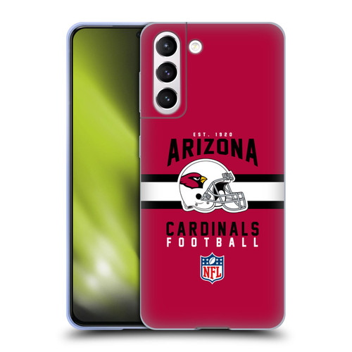 NFL Arizona Cardinals Graphics Helmet Typography Soft Gel Case for Samsung Galaxy S21 5G