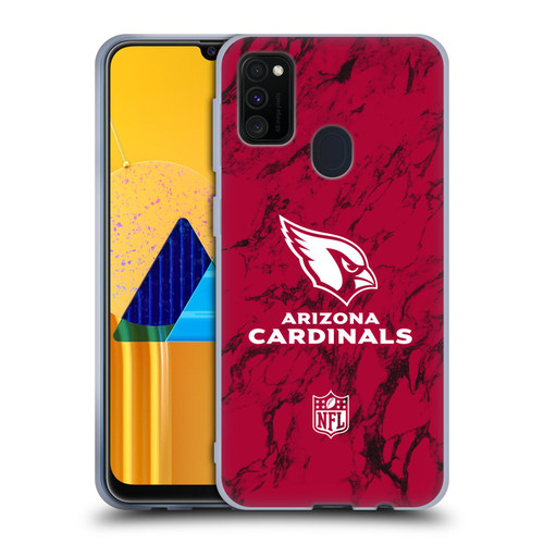 NFL Arizona Cardinals Graphics Coloured Marble Soft Gel Case for Samsung Galaxy M30s (2019)/M21 (2020)