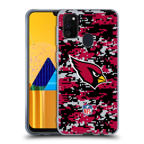 NFL Arizona Cardinals Graphics Digital Camouflage Soft Gel Case for Samsung Galaxy M30s (2019)/M21 (2020)