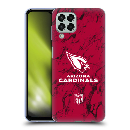 NFL Arizona Cardinals Graphics Coloured Marble Soft Gel Case for Samsung Galaxy M33 (2022)