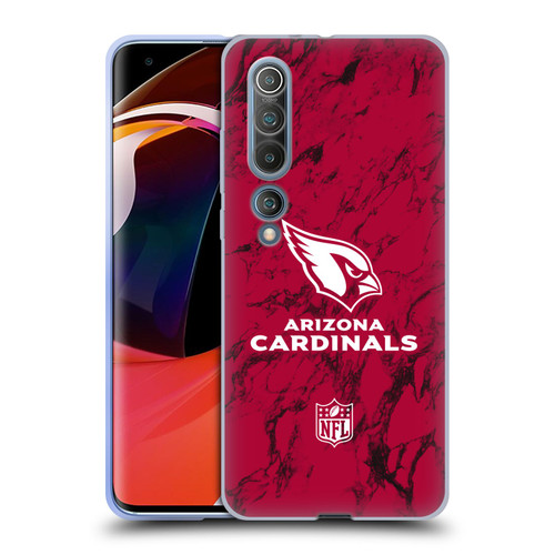 NFL Arizona Cardinals Graphics Coloured Marble Soft Gel Case for Xiaomi Mi 10 5G / Mi 10 Pro 5G
