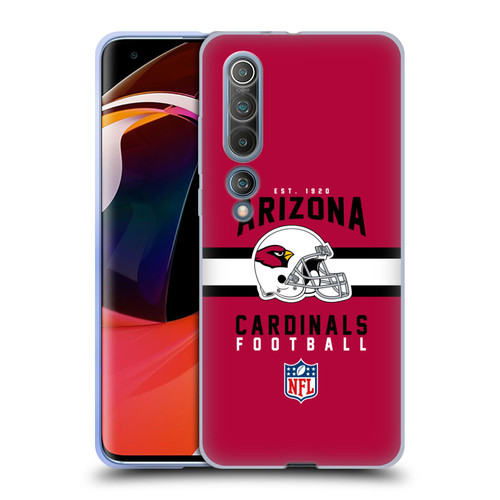NFL Arizona Cardinals Graphics Helmet Typography Soft Gel Case for Xiaomi Mi 10 5G / Mi 10 Pro 5G