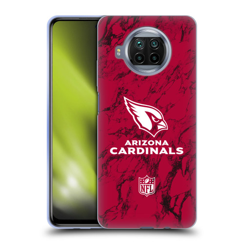 NFL Arizona Cardinals Graphics Coloured Marble Soft Gel Case for Xiaomi Mi 10T Lite 5G