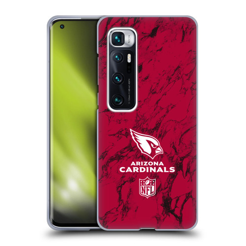 NFL Arizona Cardinals Graphics Coloured Marble Soft Gel Case for Xiaomi Mi 10 Ultra 5G