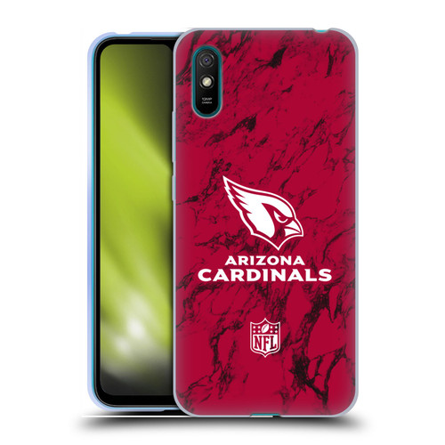NFL Arizona Cardinals Graphics Coloured Marble Soft Gel Case for Xiaomi Redmi 9A / Redmi 9AT