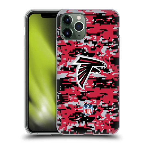 NFL Atlanta Falcons Graphics Digital Camouflage Soft Gel Case for Apple iPhone 11 Pro