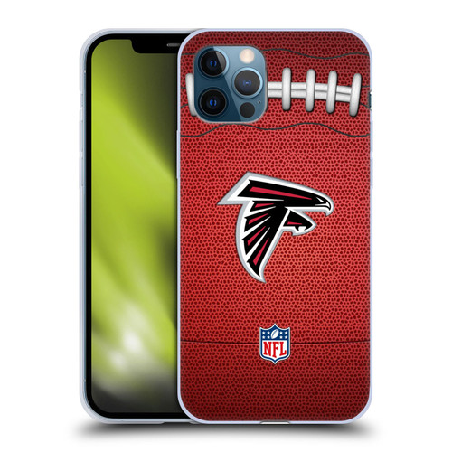 NFL Atlanta Falcons Graphics Football Soft Gel Case for Apple iPhone 12 / iPhone 12 Pro