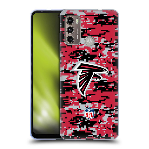 NFL Atlanta Falcons Graphics Digital Camouflage Soft Gel Case for Motorola Moto G60 / Moto G40 Fusion