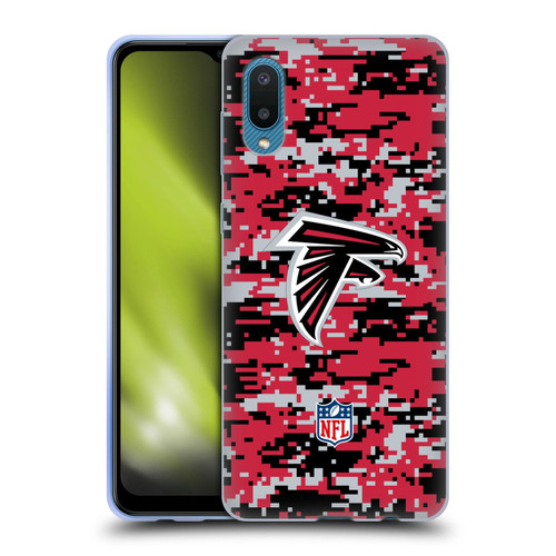 NFL Atlanta Falcons Graphics Digital Camouflage Soft Gel Case for Samsung Galaxy A02/M02 (2021)