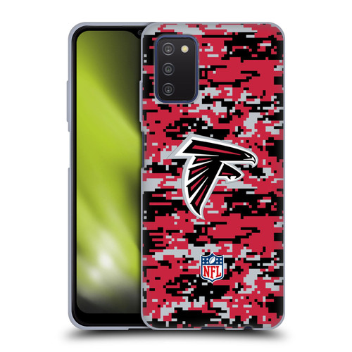 NFL Atlanta Falcons Graphics Digital Camouflage Soft Gel Case for Samsung Galaxy A03s (2021)
