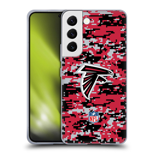 NFL Atlanta Falcons Graphics Digital Camouflage Soft Gel Case for Samsung Galaxy S22 5G