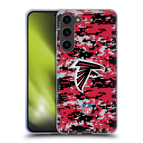 NFL Atlanta Falcons Graphics Digital Camouflage Soft Gel Case for Samsung Galaxy S23+ 5G