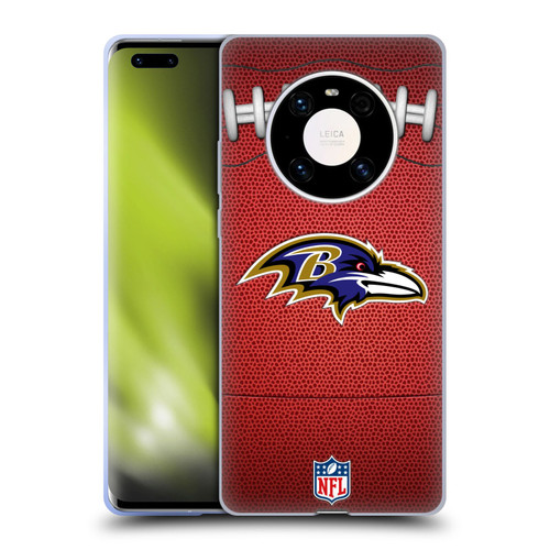 NFL Baltimore Ravens Graphics Football Soft Gel Case for Huawei Mate 40 Pro 5G