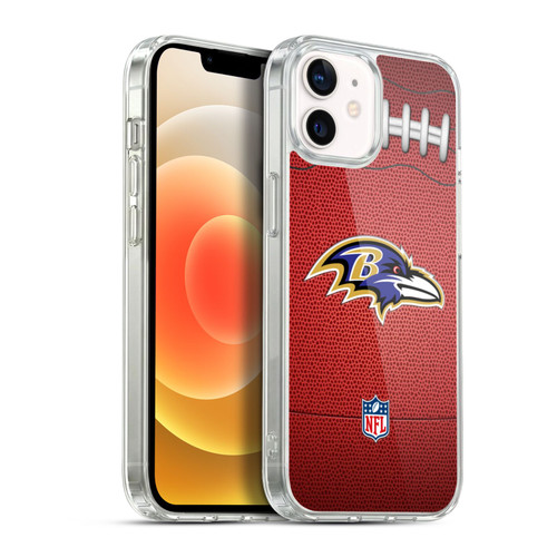 NFL Baltimore Ravens Graphics Football Soft Gel Case for Apple iPhone 12 / iPhone 12 Pro & MagSafe