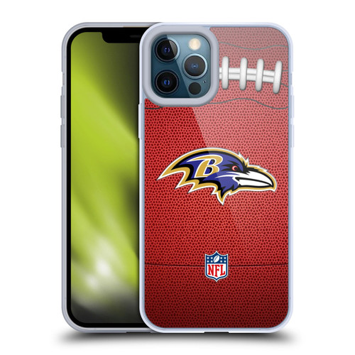 NFL Baltimore Ravens Graphics Football Soft Gel Case for Apple iPhone 12 Pro Max