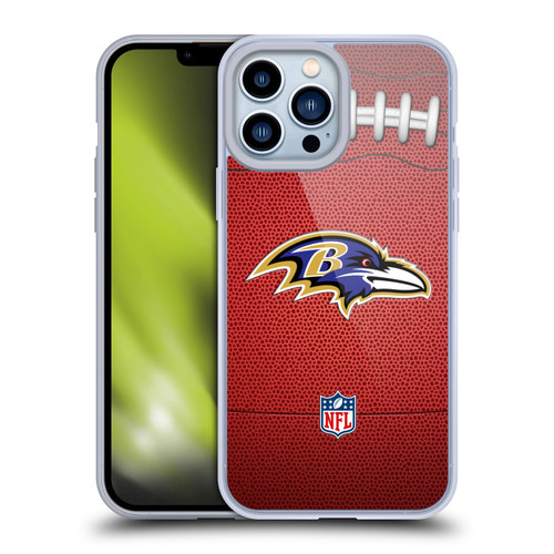 NFL Baltimore Ravens Graphics Football Soft Gel Case for Apple iPhone 13 Pro Max